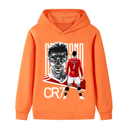 Cristiano Ronaldo Voetbal Hoodie Kinderen - Manchester United - Zacht