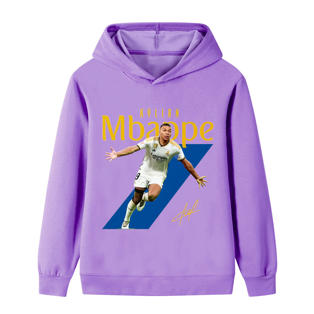 Mbappé Voetbal Hoodie Kinderen - Sportief