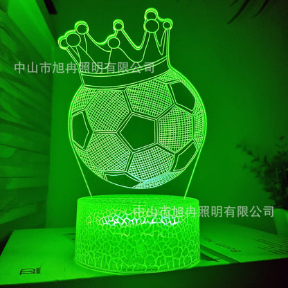Voetbal 3D Illusie LED-Lamp - Nachtlampje - Nachtlampje