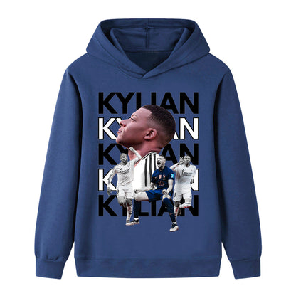 Kylian Mbappé Voetbal Hoodie Kinderen - Zacht