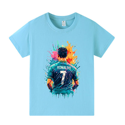 Ronaldo Voetbal T-shirt Kinderen - Cool Design