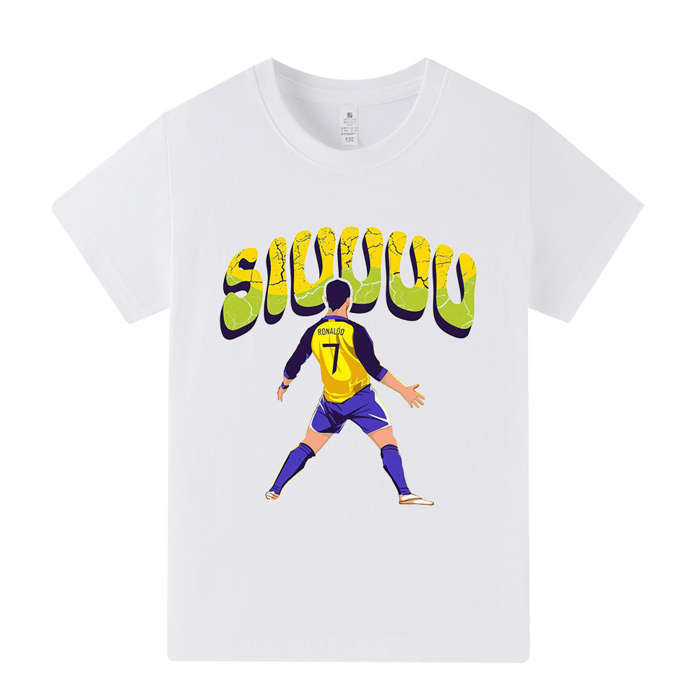 Cristiano Ronaldo Voetbal T-shirt Kinderen - Cool Design