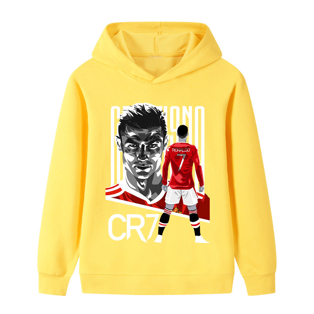 Cristiano Ronaldo Voetbal Hoodie Kinderen - Manchester United - Zacht
