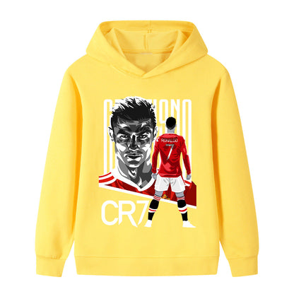 Cristiano Ronaldo Voetbal Hoodie Kinderen - Manchester United - Zacht