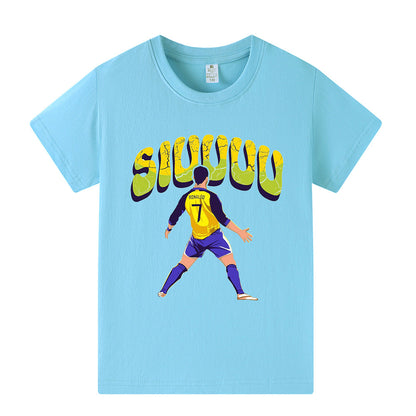 Cristiano Ronaldo Voetbal T-shirt Kinderen - Cool Design