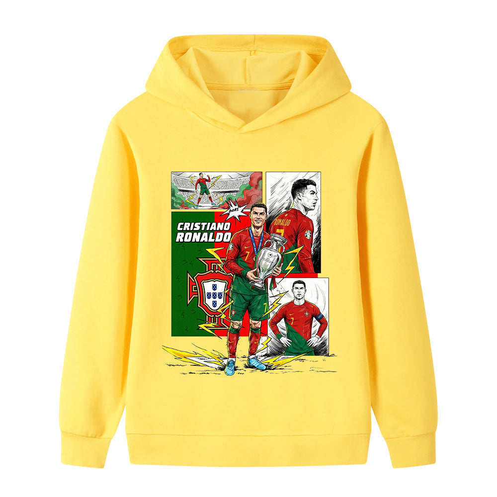 Cristiano Ronaldo Voetbal Hoodie Kinderen - Portugal - Sportief