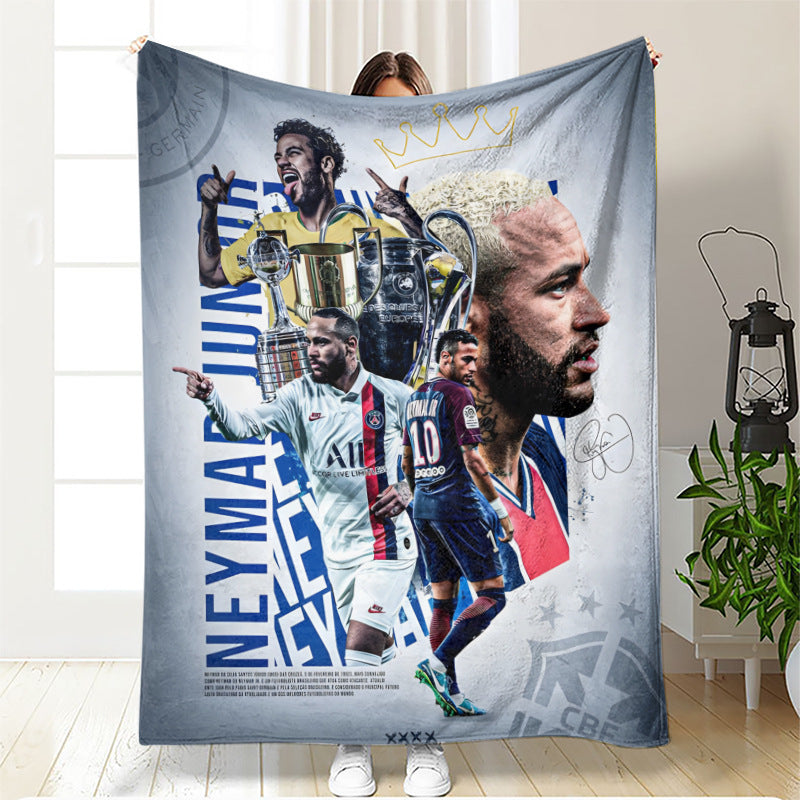 Voetbal Plaid - Neymar Jr.