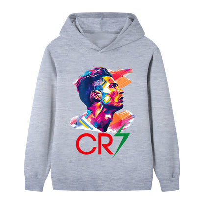 Cristiano Ronaldo Voetbal Hoodie Kinderen - Zacht