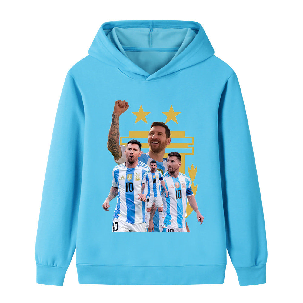 Messi Voetbal Hoodie Kinderen - Cool Design
