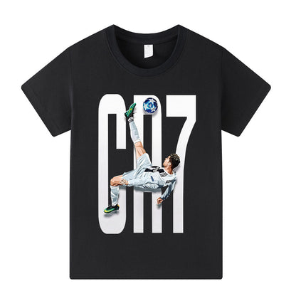 Ronaldo Voetbal T-shirt Kinderen - Licht