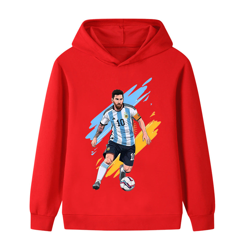 Lionel Messi Voetbal Hoodie Kinderen - Zacht