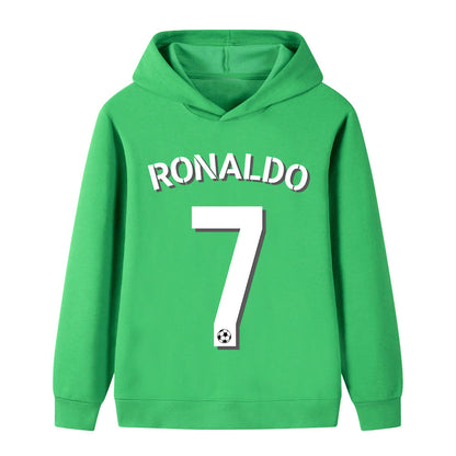 Ronaldo Voetbal Hoodie Kinderen - Cool Design
