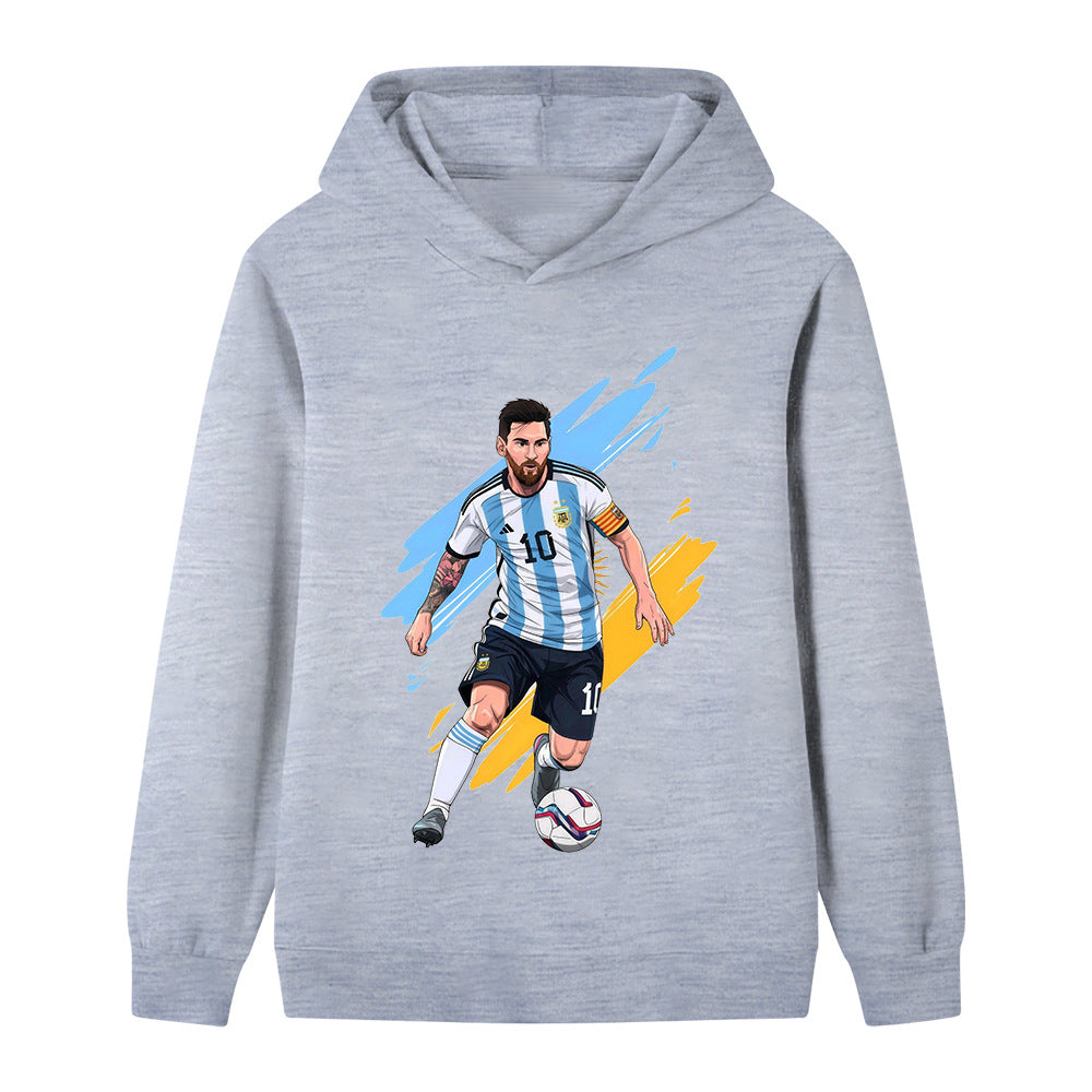 Lionel Messi Voetbal Hoodie Kinderen - Zacht