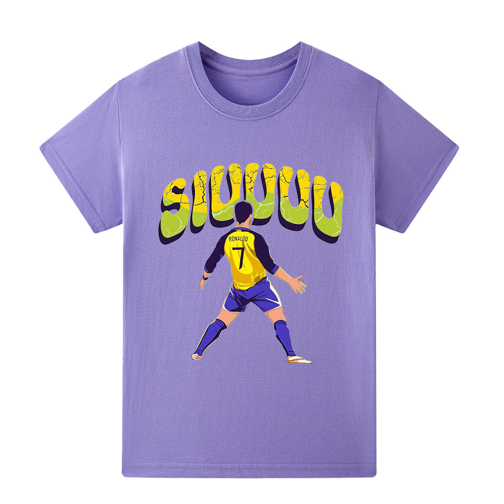 Cristiano Ronaldo Voetbal T-shirt Kinderen - Cool Design