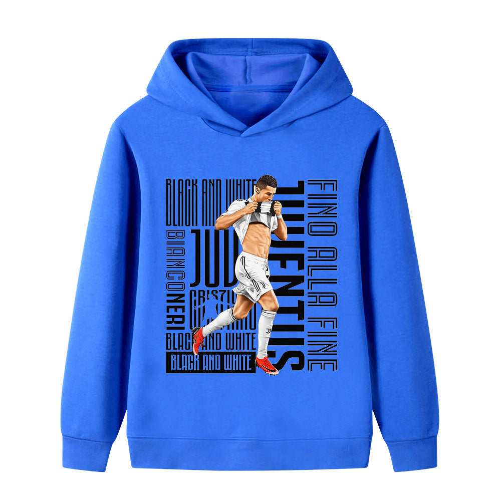 Ronaldo Voetbal Hoodie Kinderen - Juventus - Zacht