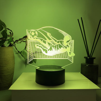 Voetbal 3D Illusie LED-Lamp - Nachtlampje - USB