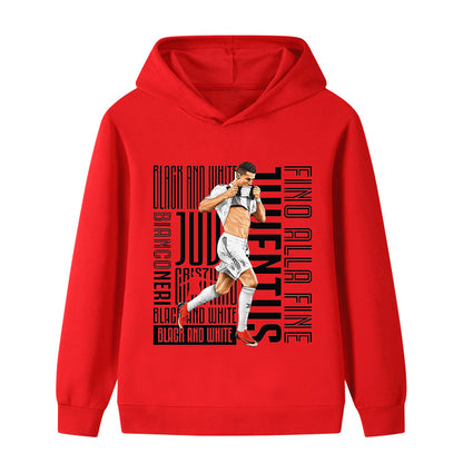 Ronaldo Voetbal Hoodie Kinderen - Juventus - Zacht