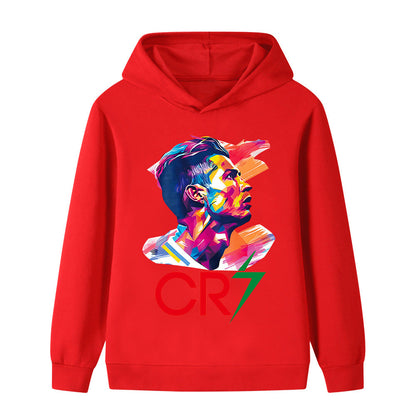 Cristiano Ronaldo Voetbal Hoodie Kinderen - Zacht