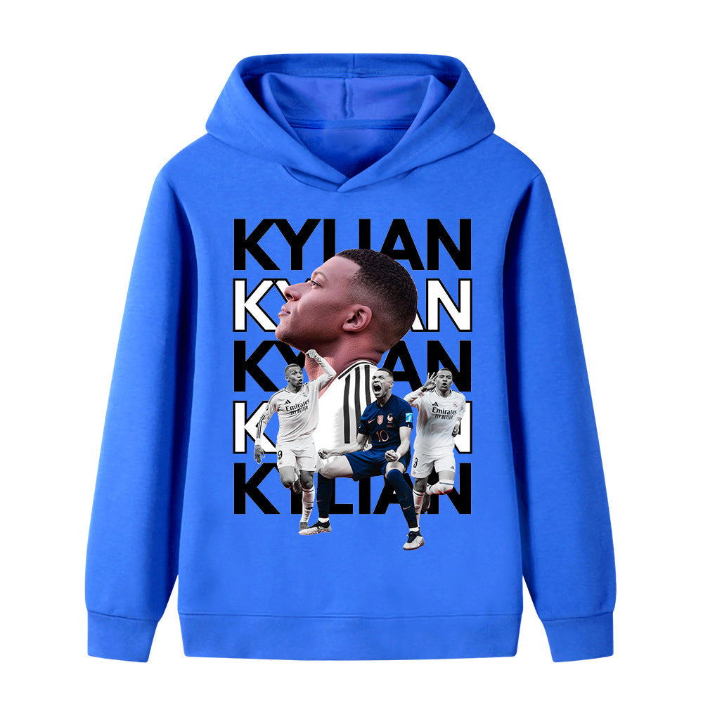 Kylian Mbappé Voetbal Hoodie Kinderen - Zacht