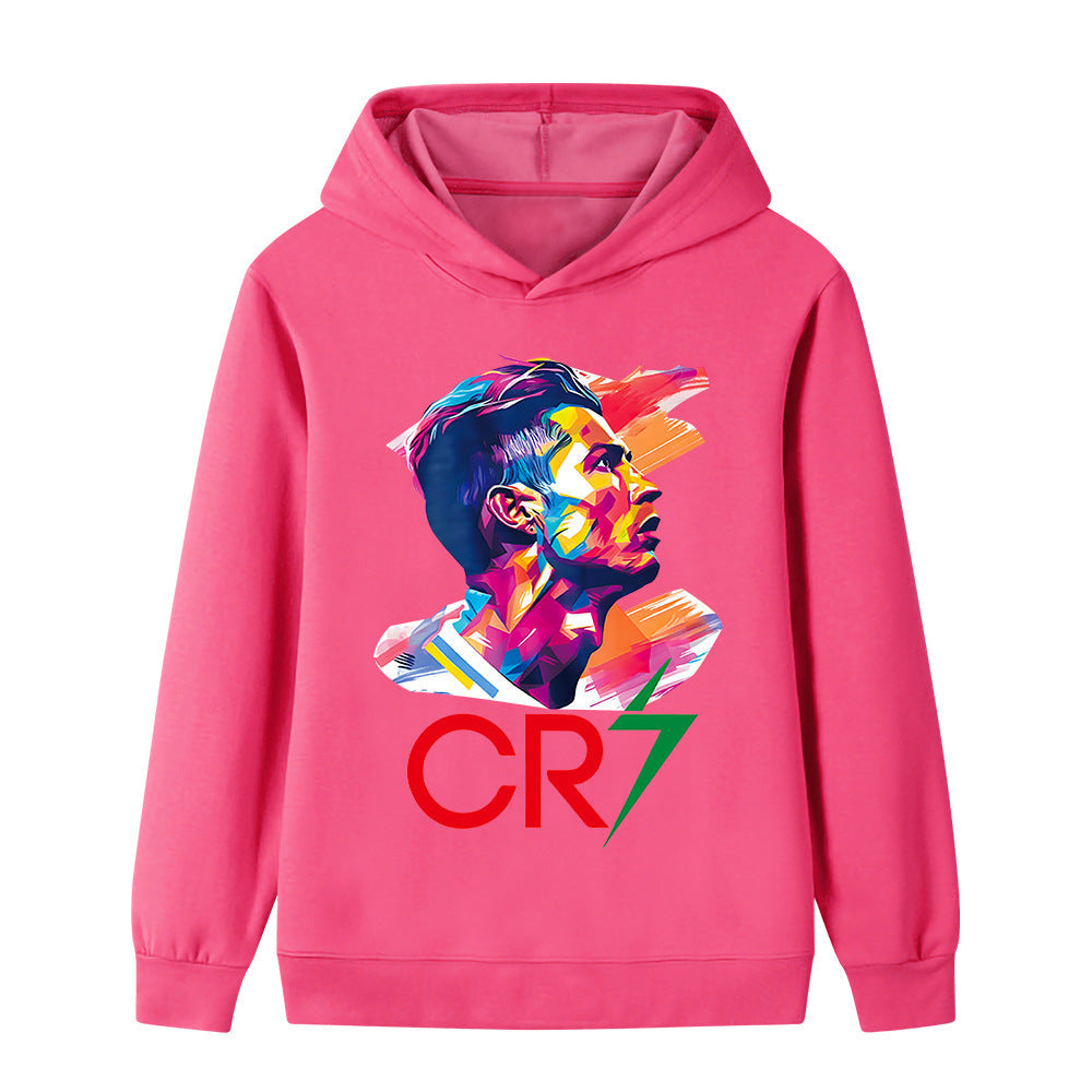 Cristiano Ronaldo Voetbal Hoodie Kinderen - Zacht