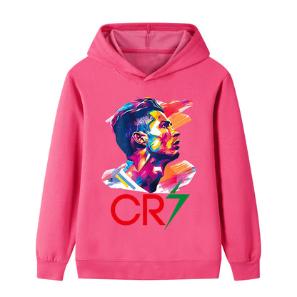 Cristiano Ronaldo Voetbal Hoodie Kinderen - Zacht