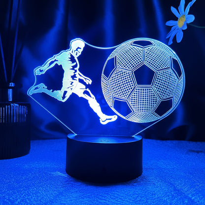 Voetbal 3D Illusie LED-Lamp - Nachtlampje - Nachtlampje