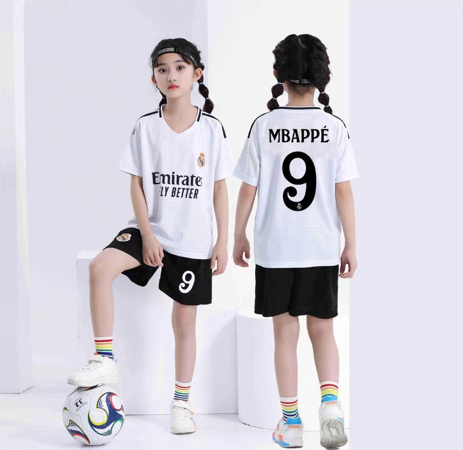 Mbappé Voetbaltenue Kinderen - Real Madrid