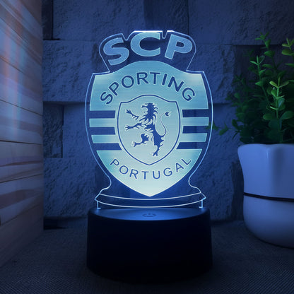 Voetbal 3D Illusie LED-Lamp - Nachtlampje - Cadeau Sfeerlicht