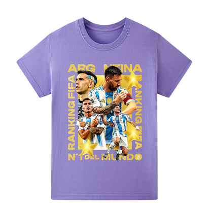 Lionel Messi Voetbal T-shirt Kinderen - Cool Design