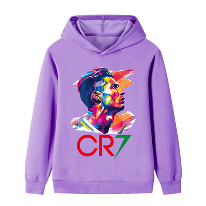 Cristiano Ronaldo Voetbal Hoodie Kinderen - Zacht
