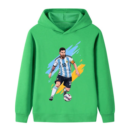 Lionel Messi Voetbal Hoodie Kinderen - Zacht