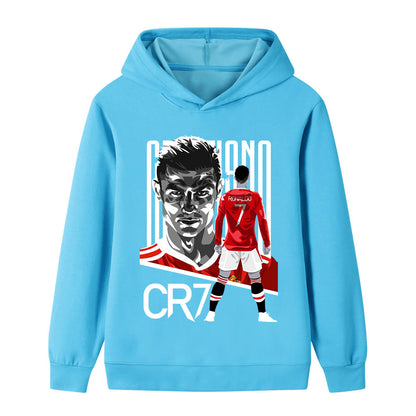 Cristiano Ronaldo Voetbal Hoodie Kinderen - Manchester United - Zacht