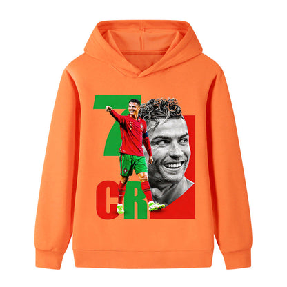 Cristiano Ronaldo Voetbal Hoodie Kinderen - Portugal - Zacht