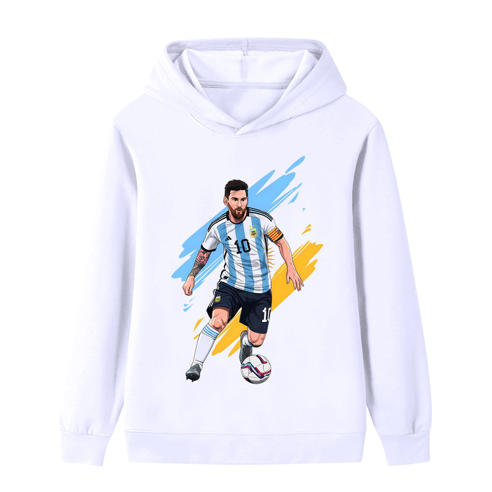 Lionel Messi Voetbal Hoodie Kinderen - Zacht