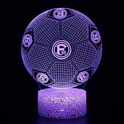 Voetbal 3D Illusie LED-Lamp - Nachtlampje - Cadeau