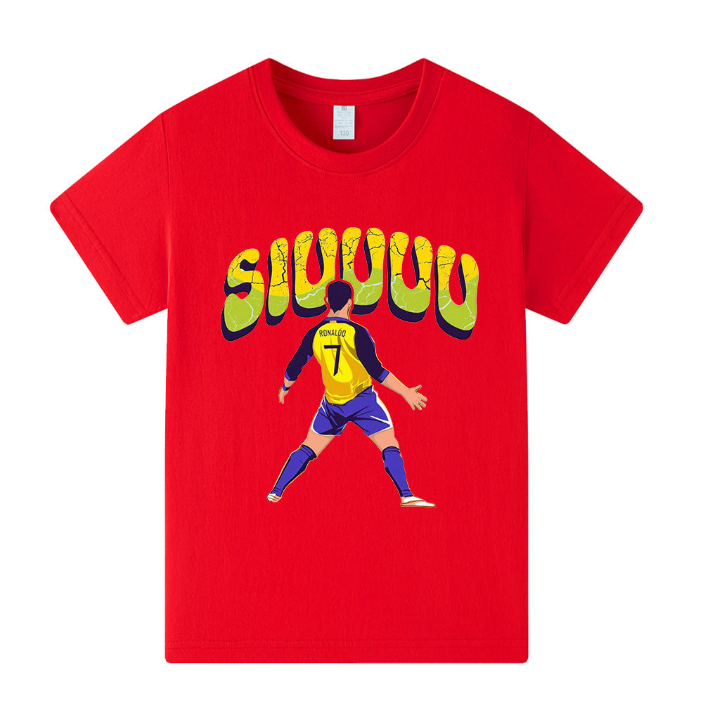 Cristiano Ronaldo Voetbal T-shirt Kinderen - Cool Design