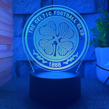 Voetbal 3D Illusie LED-Lamp - Nachtlampje - Cadeau Sfeerlicht