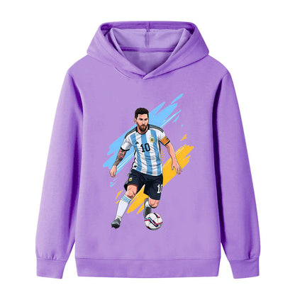 Lionel Messi Voetbal Hoodie Kinderen - Zacht