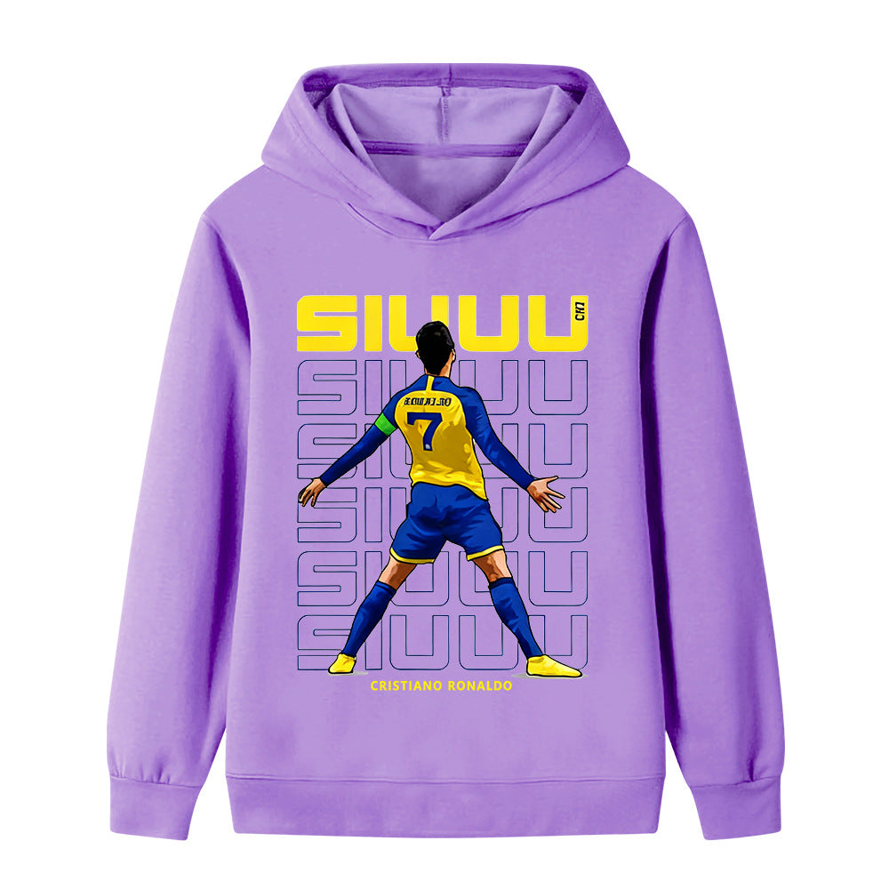 Ronaldo Voetbal Hoodie Kinderen - voor Dagelijks