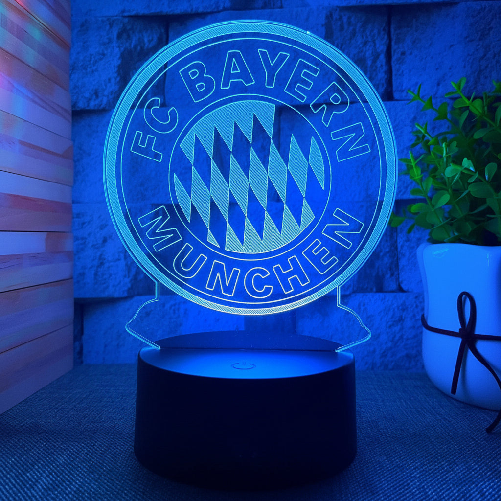 Voetbal 3D Illusie LED-Lamp - Nachtlampje - Cadeau Sfeerlicht