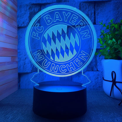 Voetbal 3D Illusie LED-Lamp - Nachtlampje - Cadeau Sfeerlicht