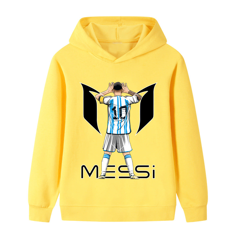 Lionel Messi Voetbal Hoodie Kinderen - Cool Design