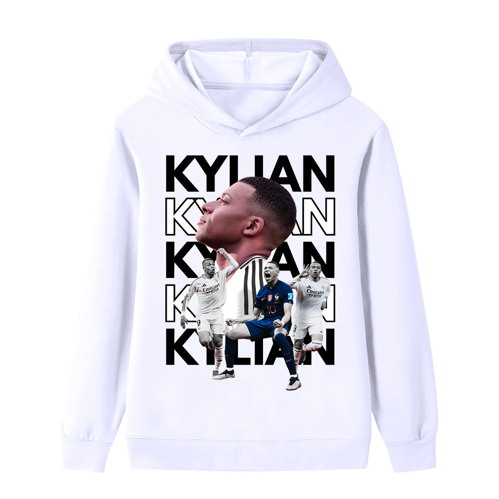 Kylian Mbappé Voetbal Hoodie Kinderen - Zacht
