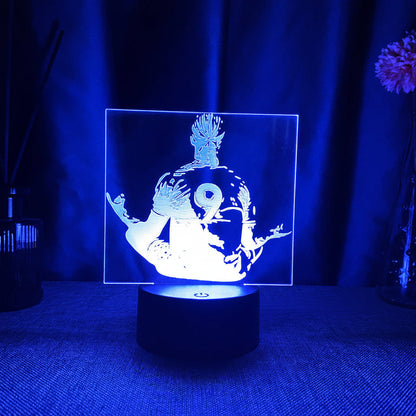Erling Haaland 3D Illusie LED-Lamp - Nachtlampje