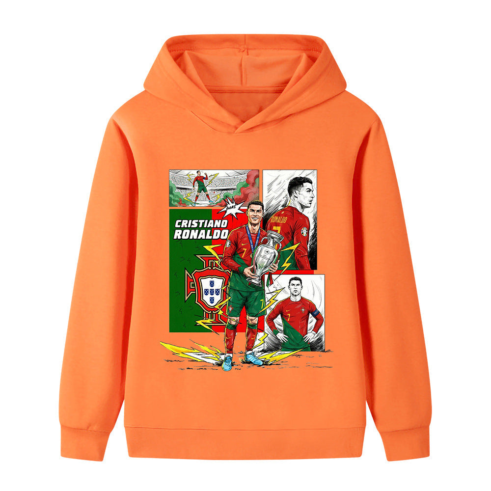 Cristiano Ronaldo Voetbal Hoodie Kinderen - Portugal - Sportief