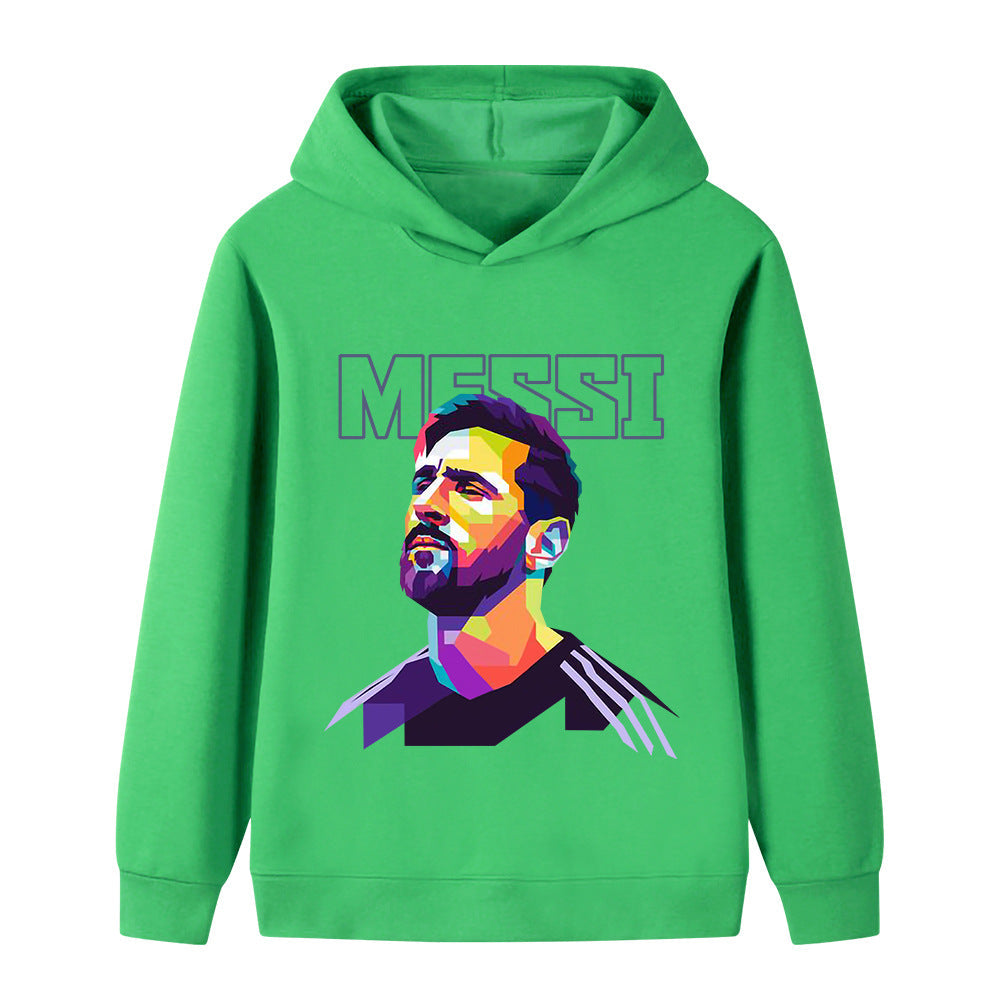 Messi Voetbal Hoodie Kinderen - Zacht
