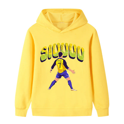 Cristiano Ronaldo Voetbal Hoodie Kinderen - Cool Design