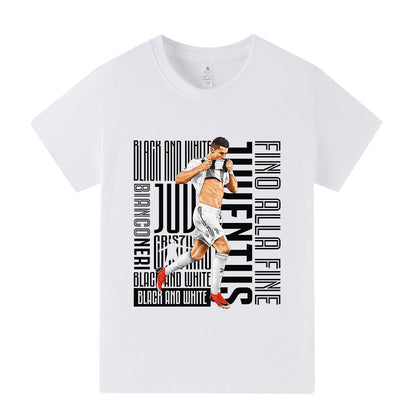 Ronaldo Voetbal T-shirt Kinderen - Juventus