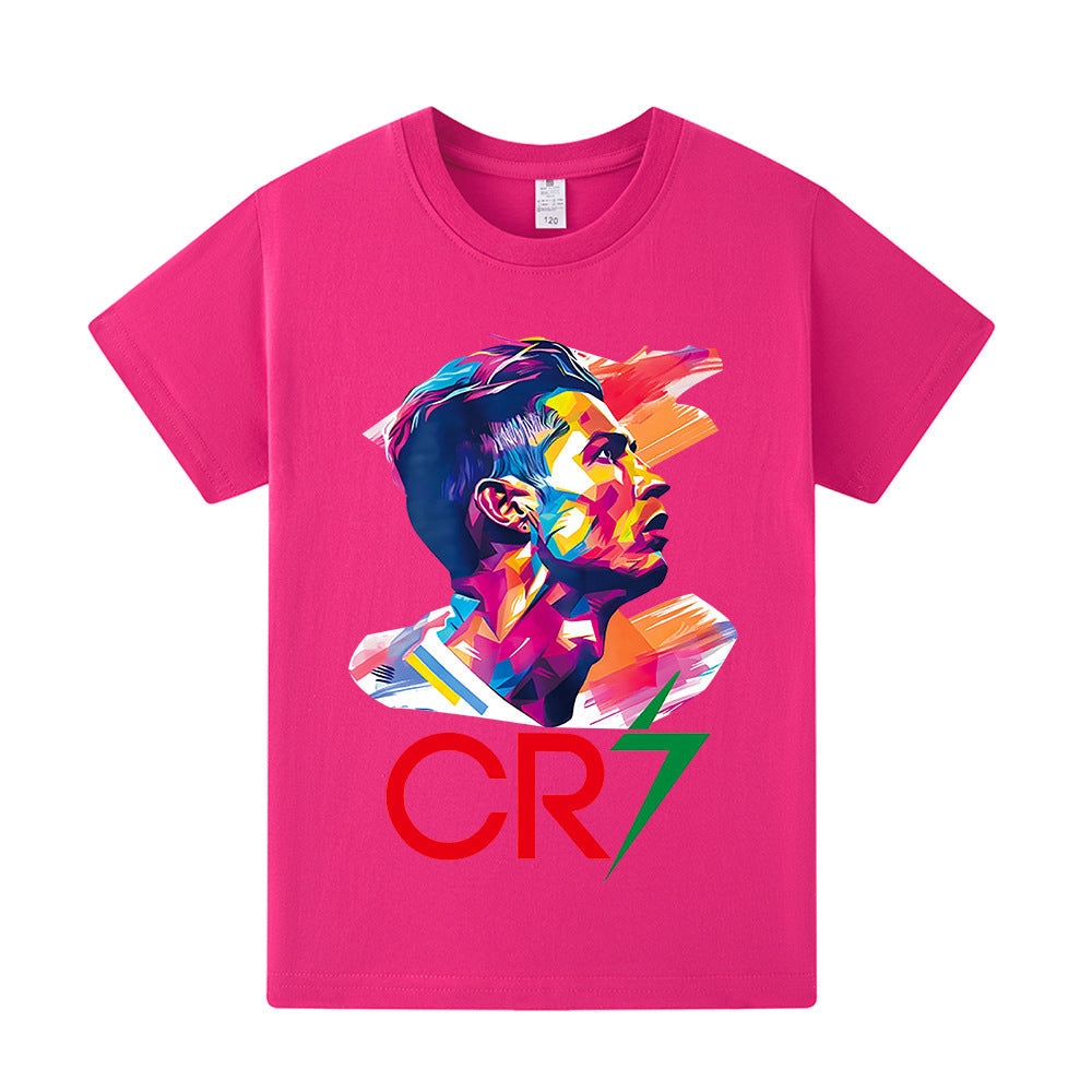 Cristiano Ronaldo Voetbal T-shirt Kinderen - Comfortabel