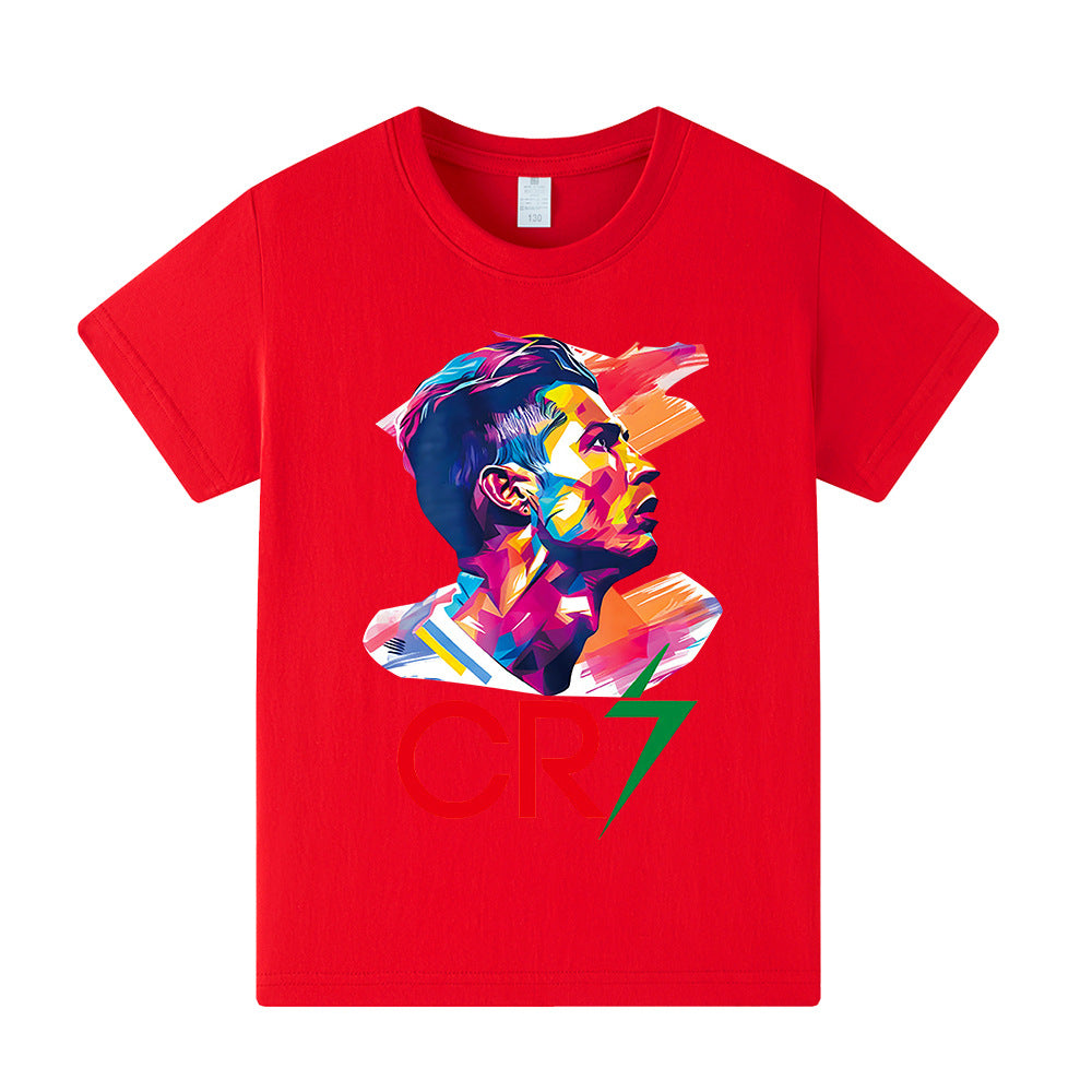 Cristiano Ronaldo Voetbal T-shirt Kinderen - Comfortabel